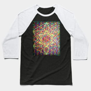 Seeds of Life - Abstract Digital Painting Baseball T-Shirt